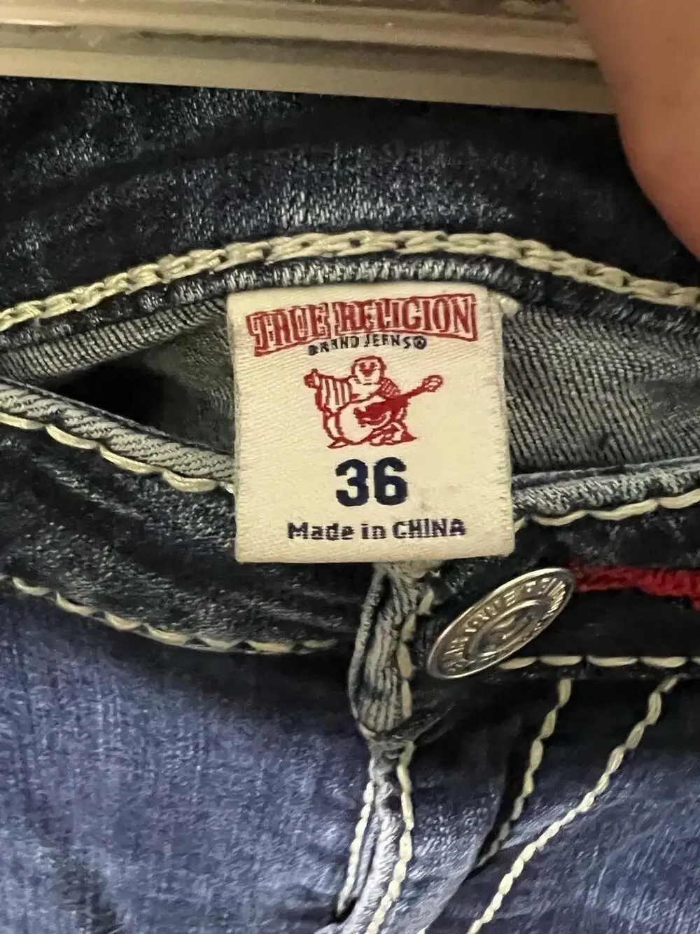 True Religion World Tour Section Skinny Distressed Jeans